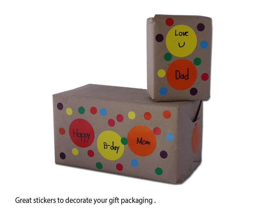 Dot Sticker &frac14;&rdquo; inch 8mm Color labels in Olive - 2520 Pack by Royal Green