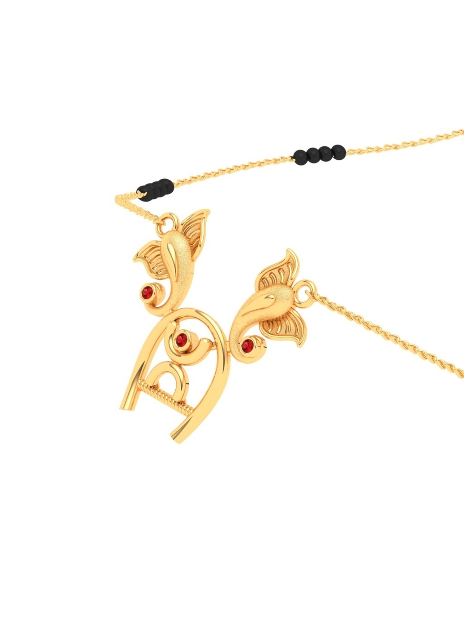 P.C. Chandra Jewellers 22k Yellow Gold Dazzling Mangalsutra Necklace