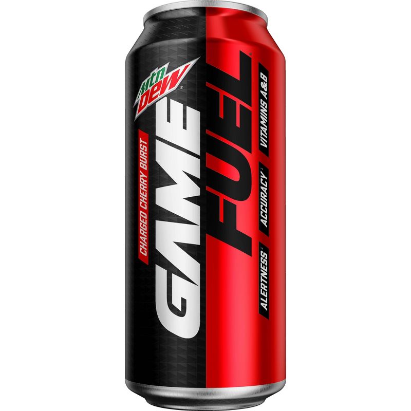 Mountain Dew AMP Game Fuel Charged Cherry Burst - 16 fl oz Can