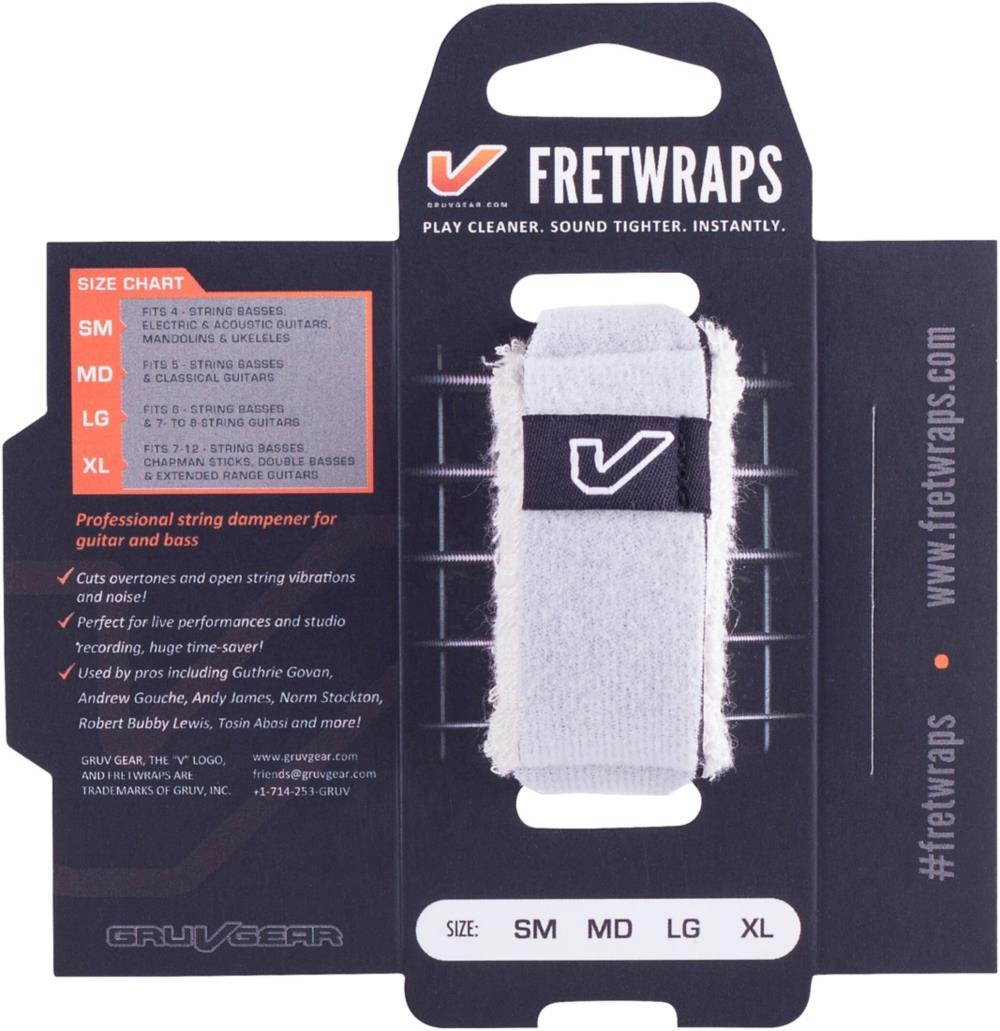 Gruv Gear FretWraps HD 1-Pack White Small