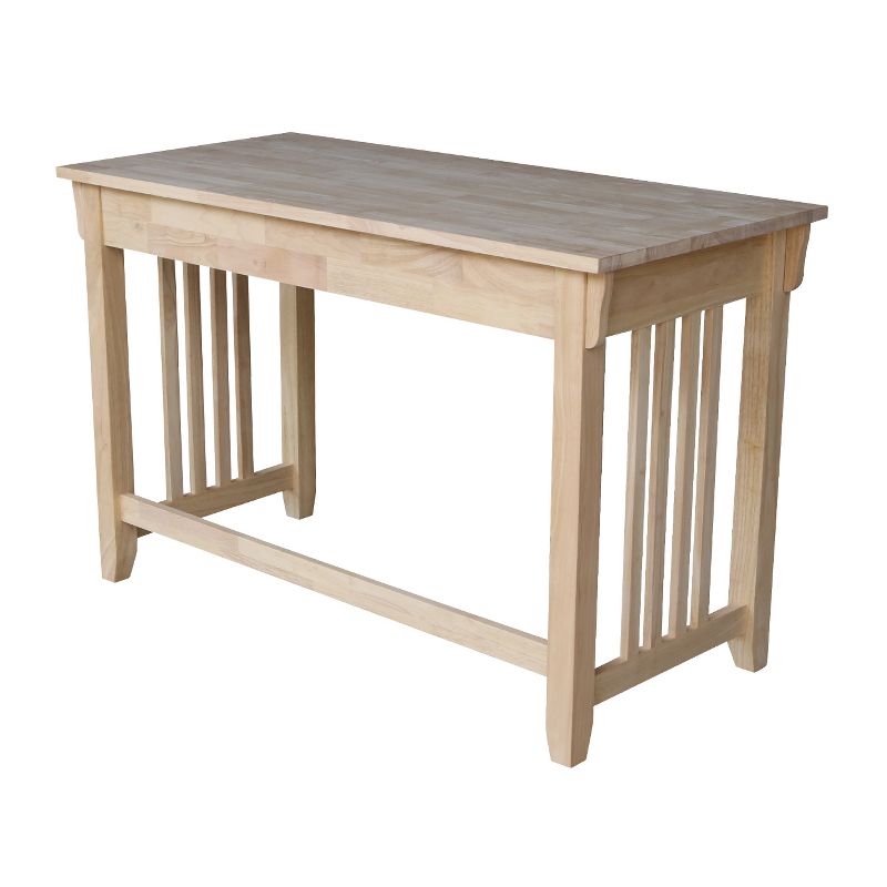 Mission Computer Desk - Unfinished - International Concepts