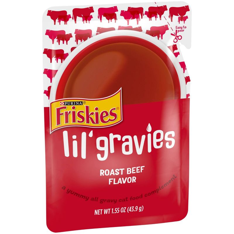 Friskies Gravies Roast Beef Flavor Wet Cat Food - 1.92oz