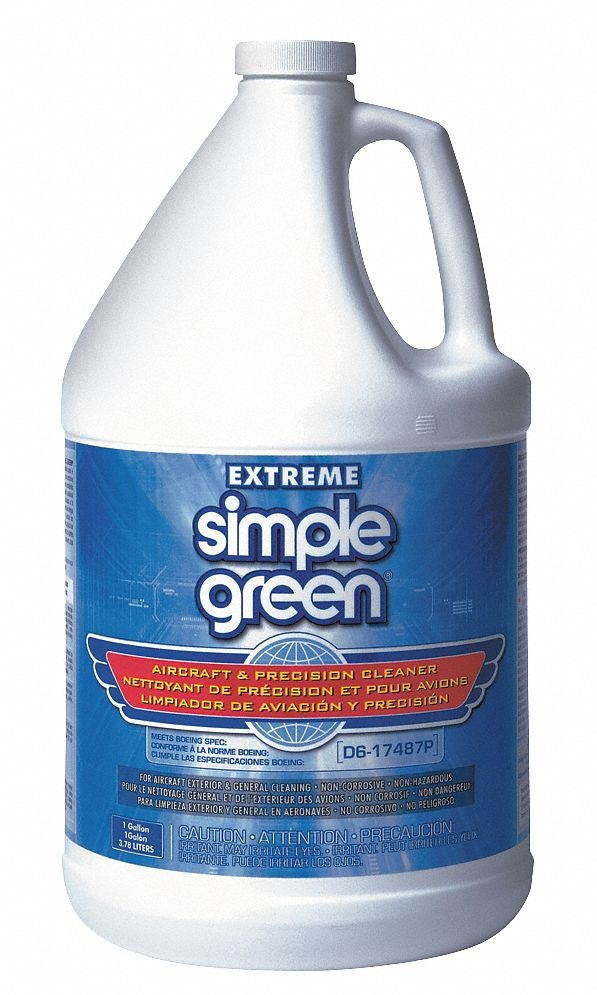 Simple Green 13406 Extreme Aircraft/Precision Cleaner - 1 gal - Unscented - 1 Each - Clear