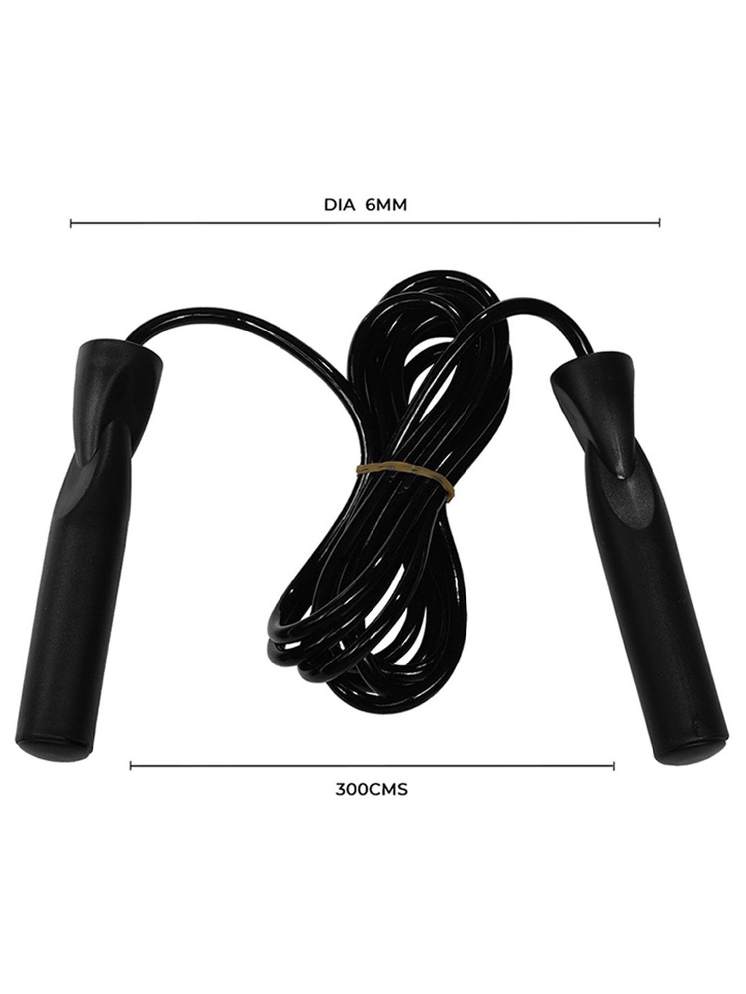 Jerai Fitness JA027 PVC Skipping Rope (Black)