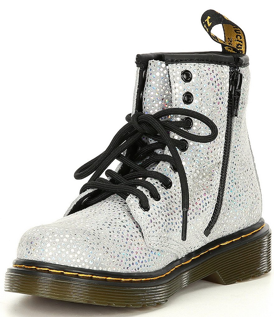 Dr. Martens Girls' 1460 Metallic Suede Boots (Youth)