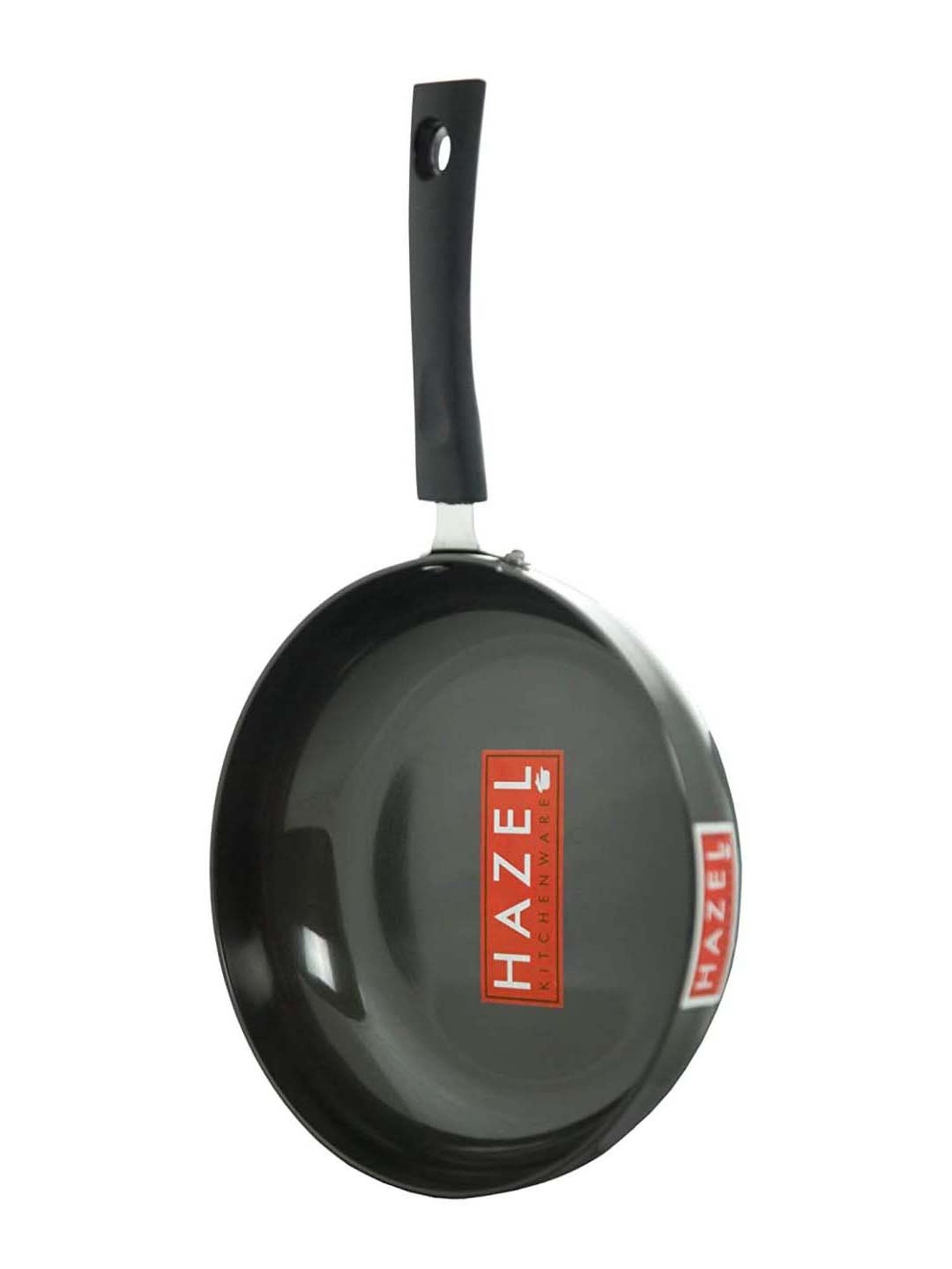 HAZEL Black Aluminium Frying Pan (1800 ml) - Set of 1