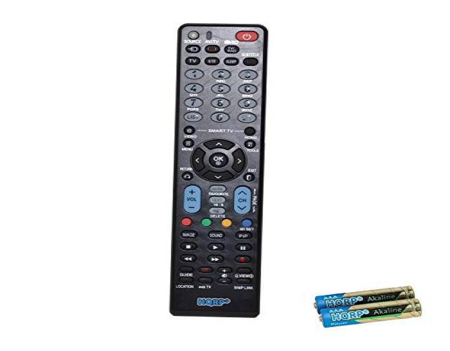 hqrp remote control for lg 42lg30dc 42lg50 42lk530 47ld450 42px3dcv 47lg70 47lg90 lcd led hd tv smart 1080p 3d ultra 4k + hqrp