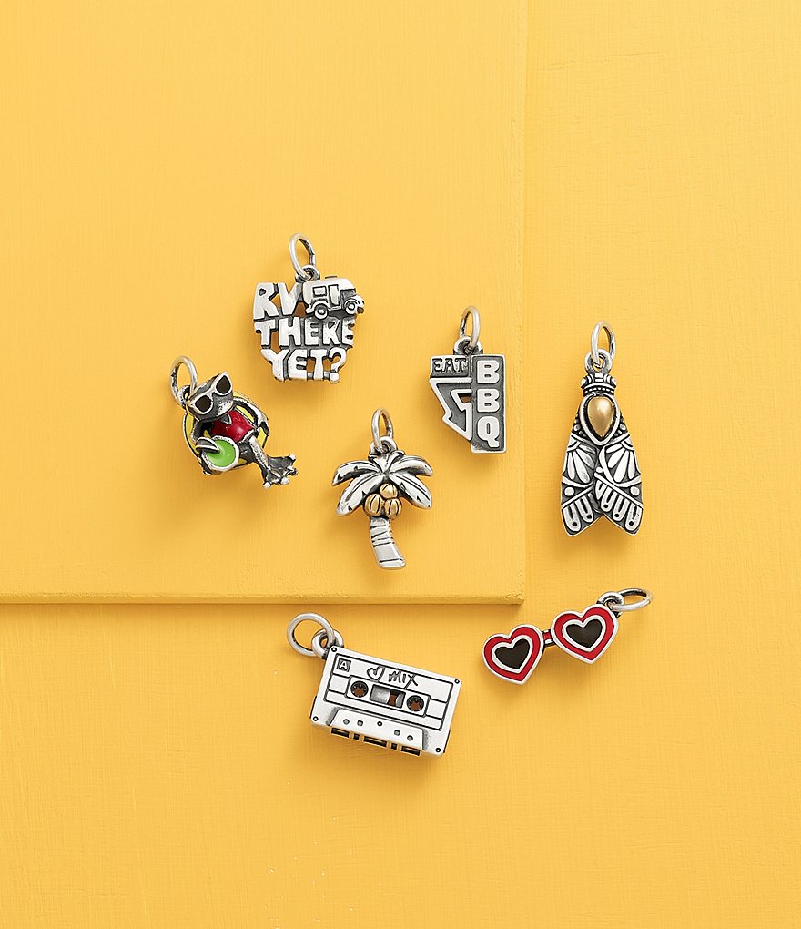 James Avery Tia Embellished Heart Charm