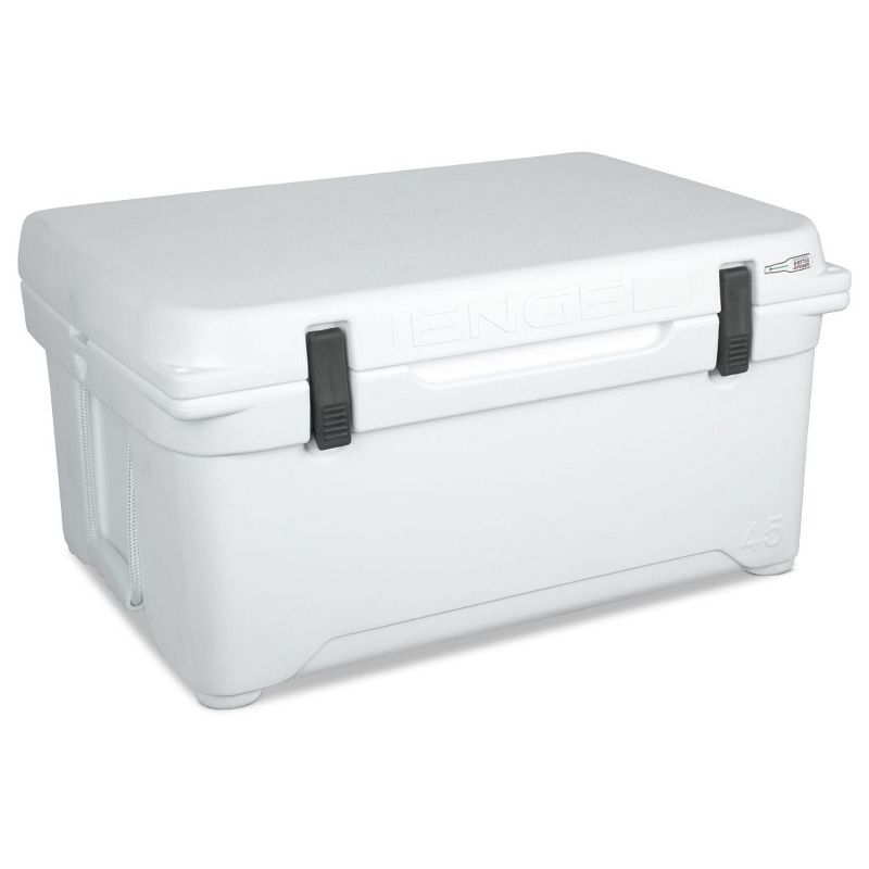 Engel Coolers 47.5 Quart 48 Can High Performance Roto Molded Ice Cooler, White