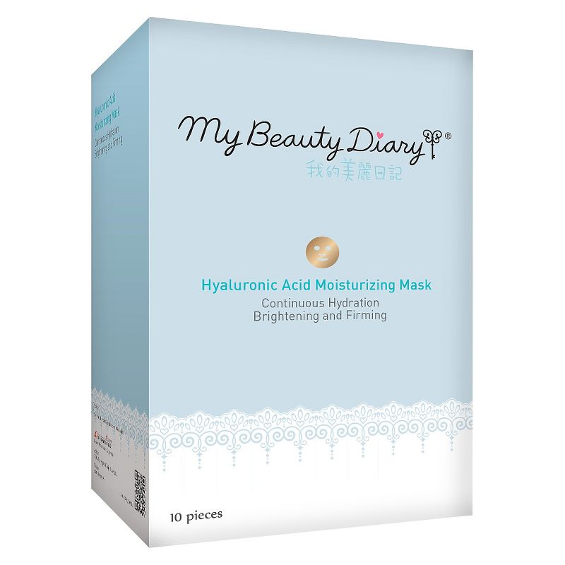 My Beauty Diary Hyaluronic Acid Hydrating Face Mask - 10ct