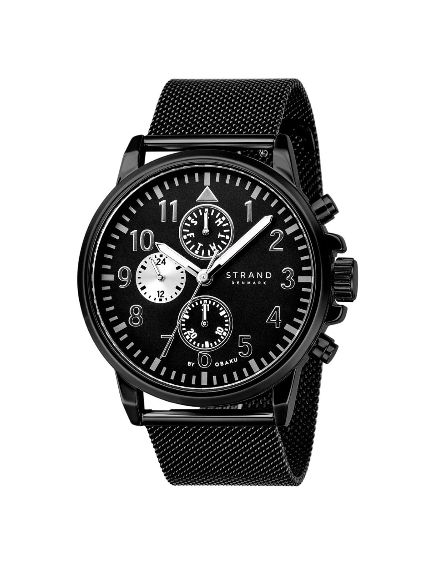 STRAND by Obaku S714GMBBMB Monroe Chronograph  Watch for Men