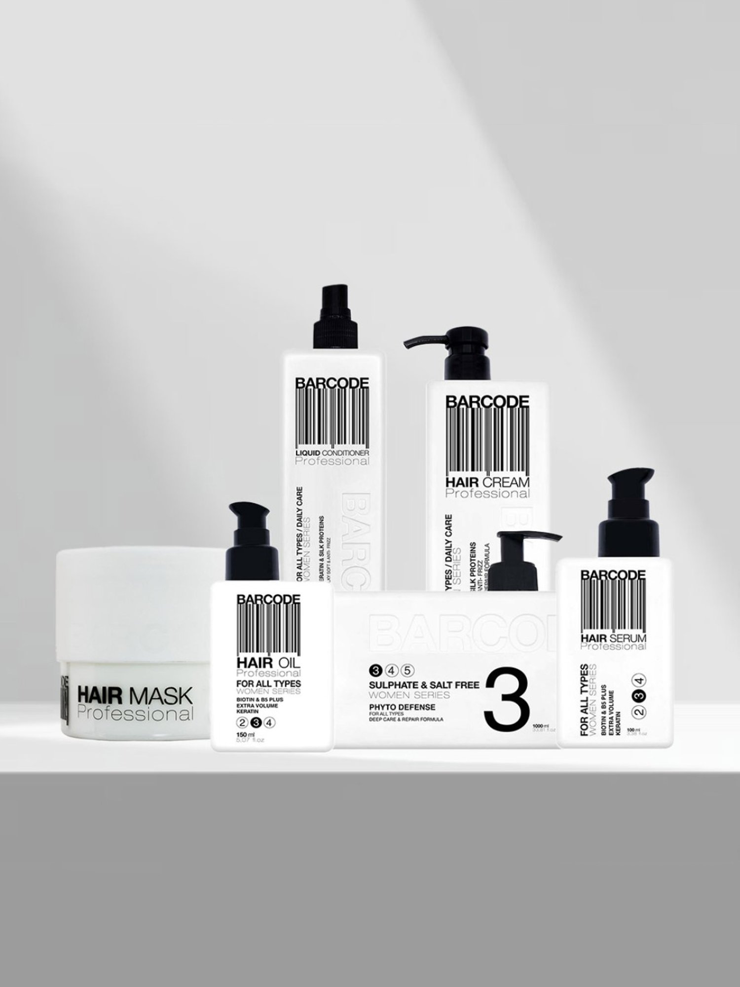 Barcode Professional Sulphate & Salt Free Women Series Hair Shampoo - 1000 ml