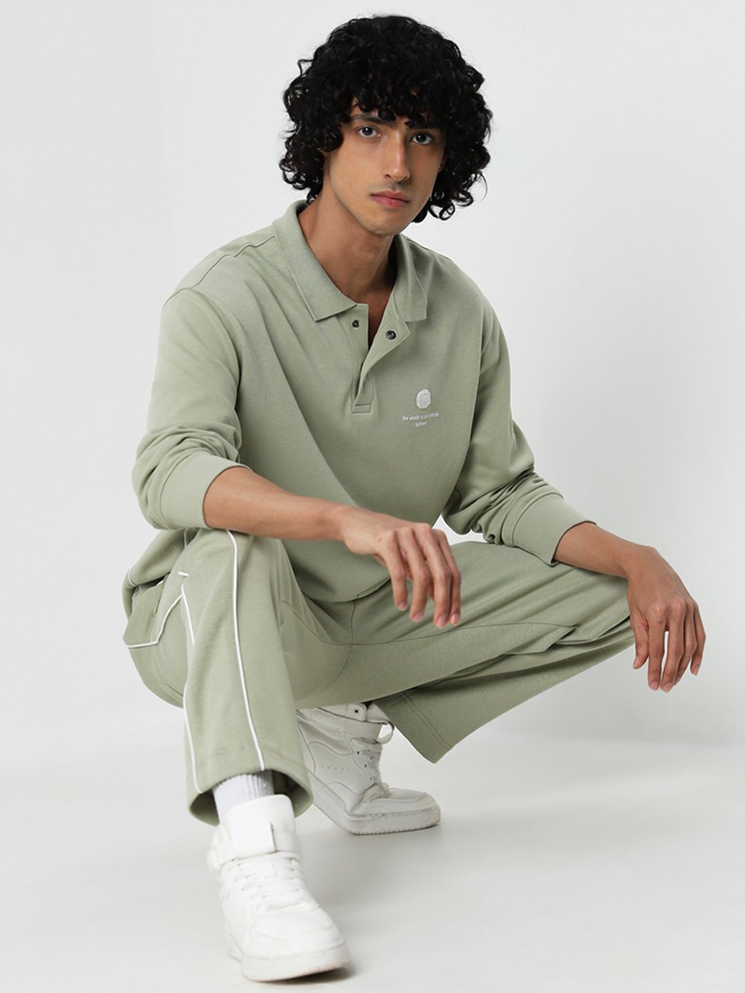 Spykar Red Slim Fit Sweatshirt