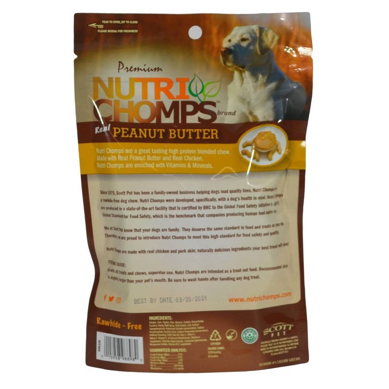 Nutri Chomps Peanut Butter Mini Knot Dog Treats