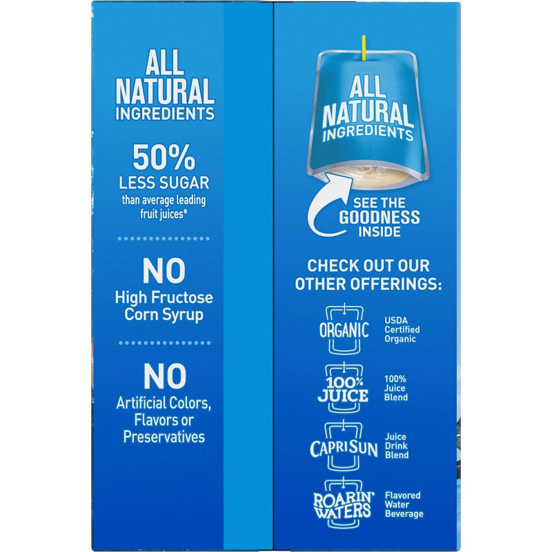 Capri Sun Roarin' Waters Strawberry Kiwi Juice Drinks - 10pk/6 fl oz Pouches