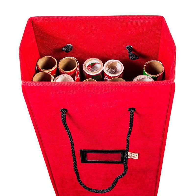 TreeKeeper Wrapping Paper Storage Box Red