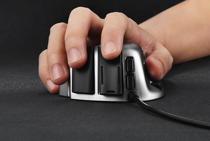 AULA S10 Ergonomic Design, Cool Exterior Wired 4000DPI 8-button Gaming  Mouse For Office And Game, Adjustable Grip Style,7 Breathing Light Modes -Pearl White