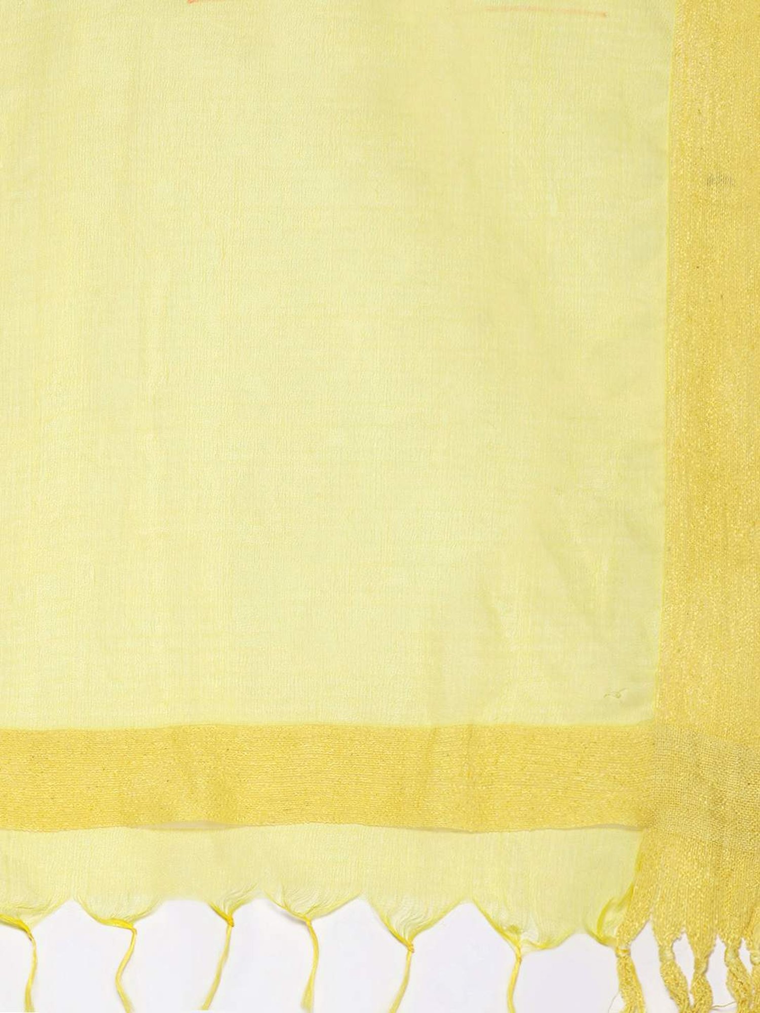 Varanga Yellow Embroidered Kurta Pant Set With Dupatta