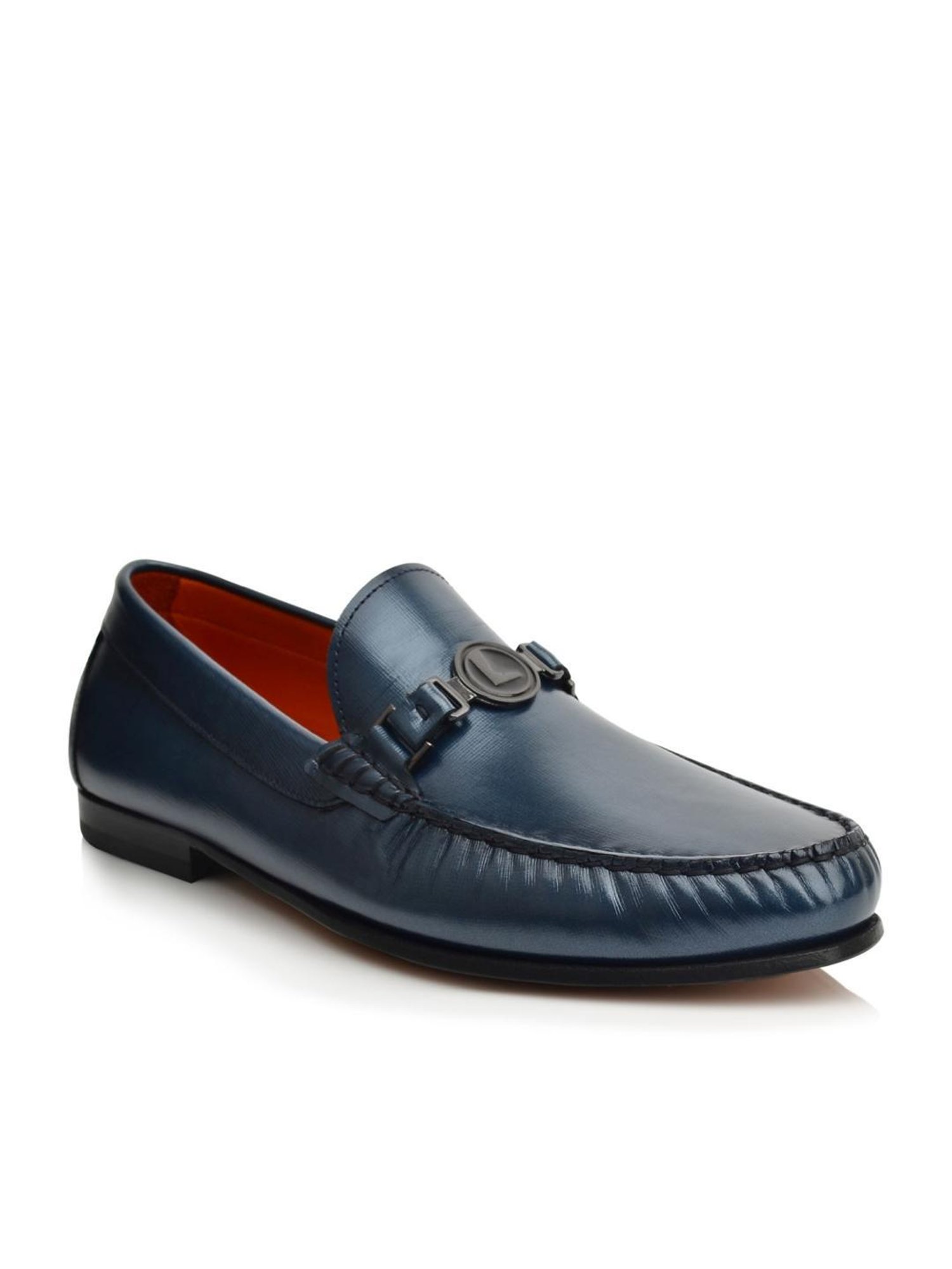 Language Shoes Men's Luca Navy Loafers