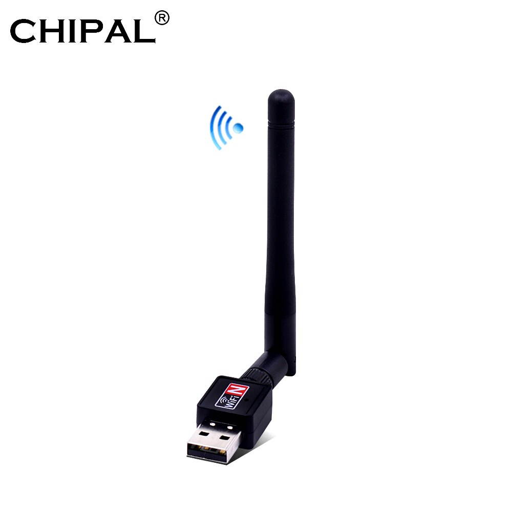 1 pcs 150Mbps External Wireless Network Card Mini USB WiFi Adapter Antenna LAN Ethernet Wi Fi Receiver 802.11n for Windows Mac