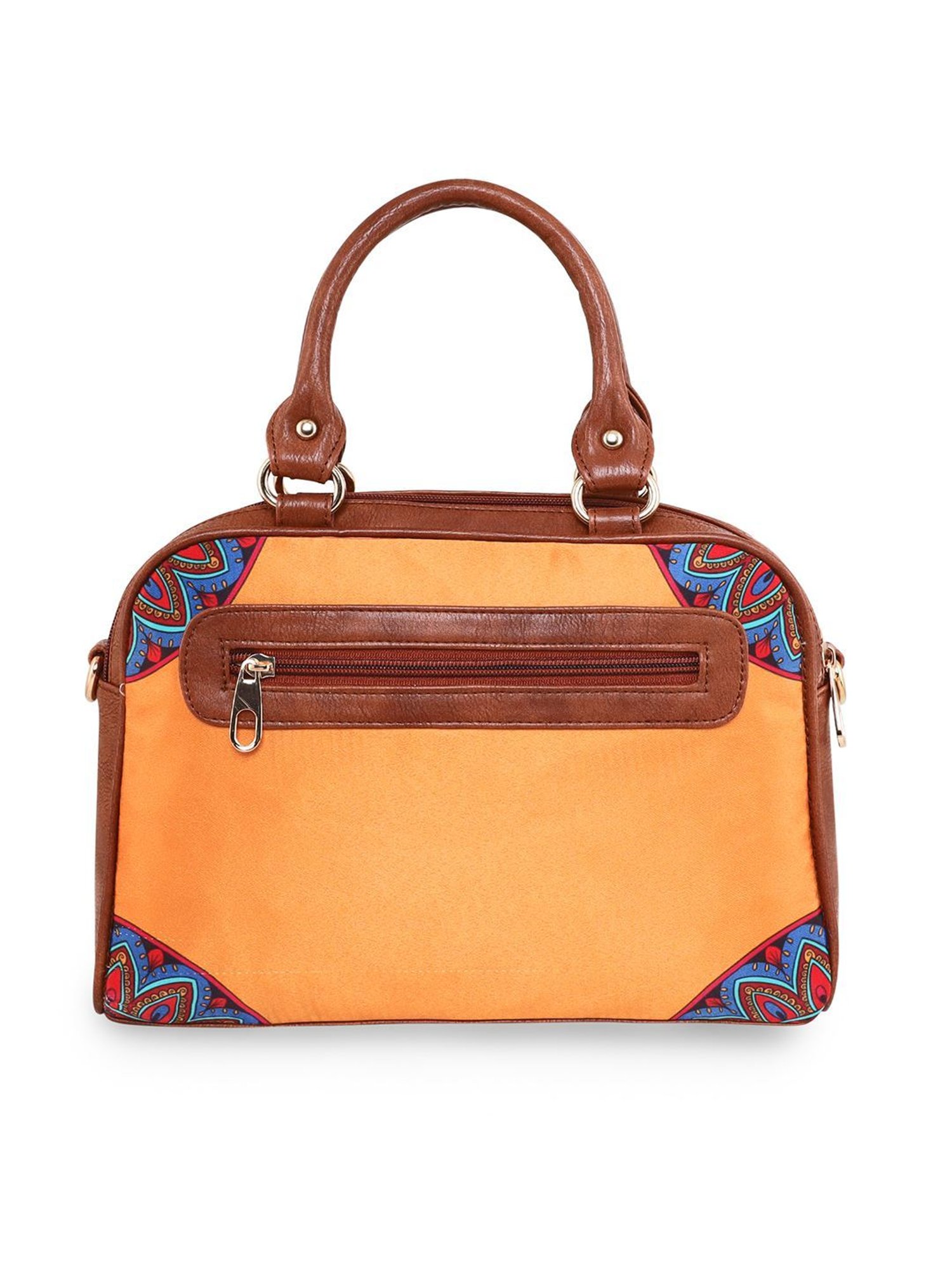Sabhyata Multicolor Printed Medium Satchel Handbag