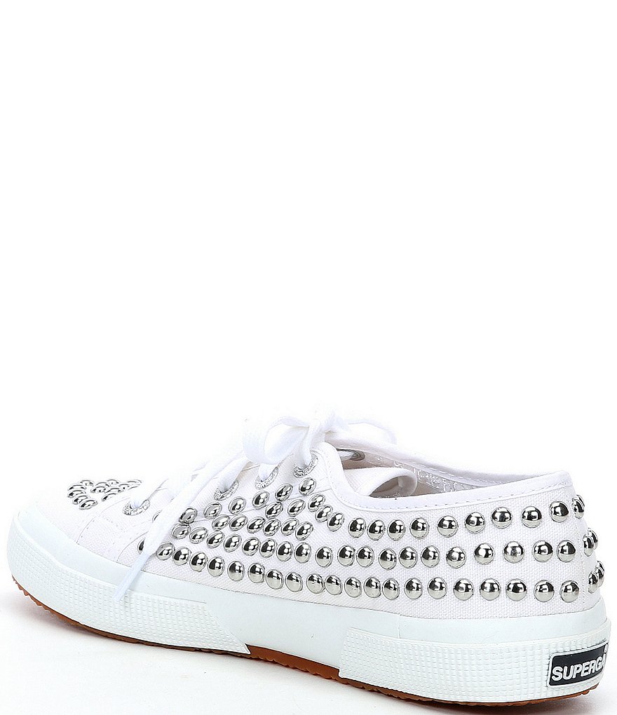 Superga 2750 COTSTUDS1W Lace-Up Studded Detail Sneakers