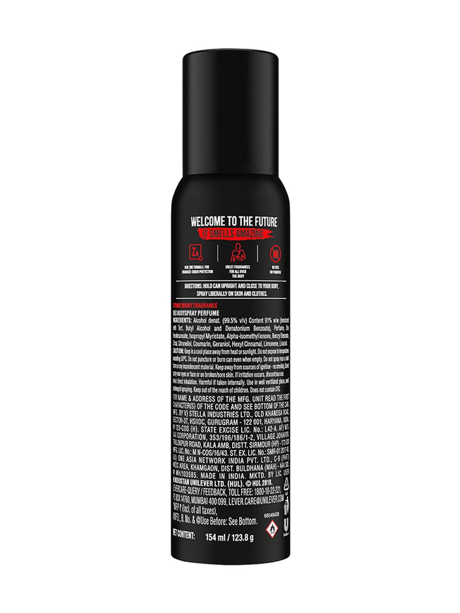 Axe Signature Intense Body Spray Deodorant - 154 ml