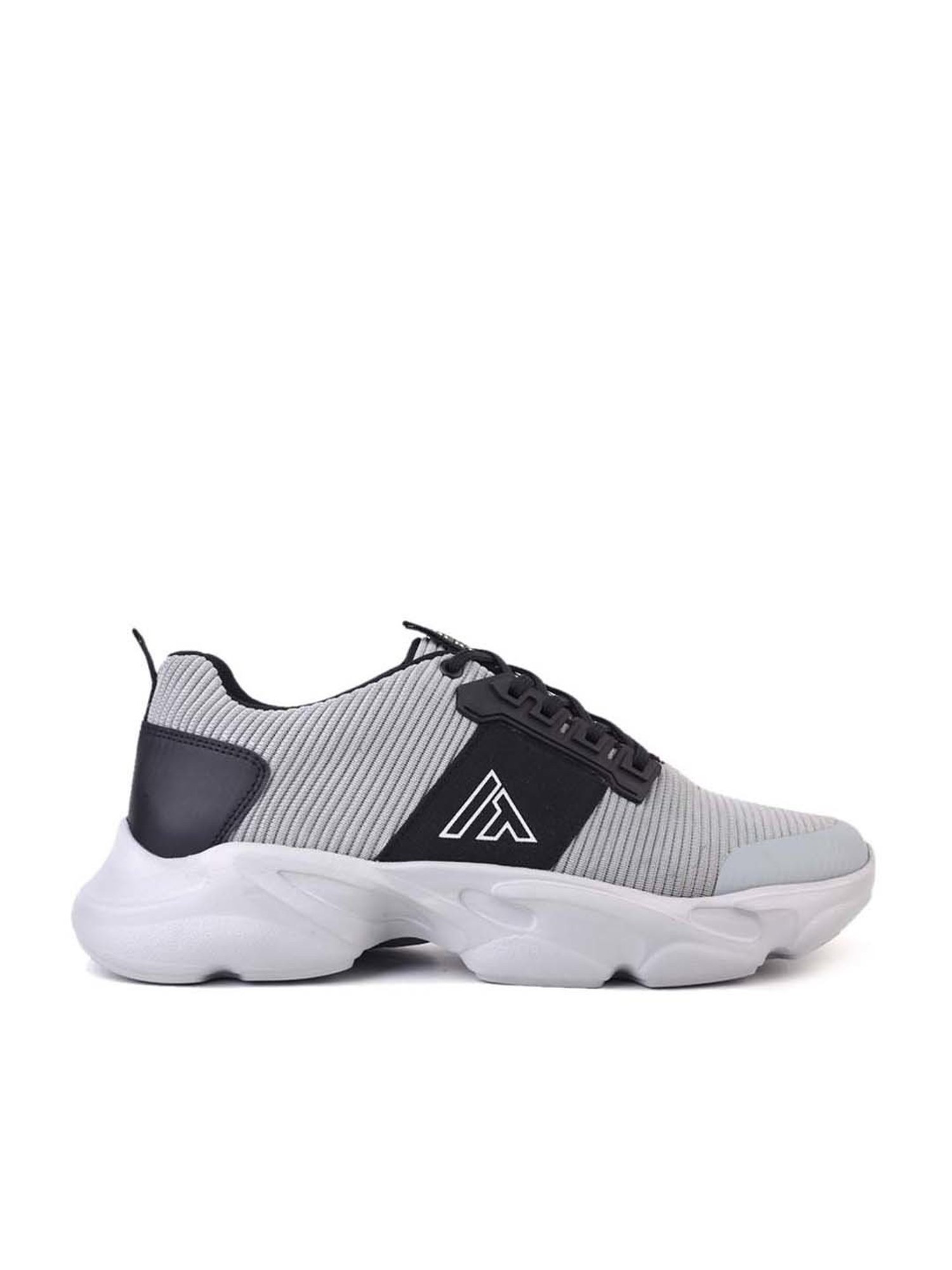 Alberto Torresi Men's Grey Running Shoes