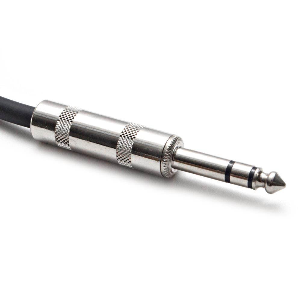 Seismic Audio - 6 Pack of Green 3 foot XLR Female to TRS Male Patch Cables - Snake Microphone Cord