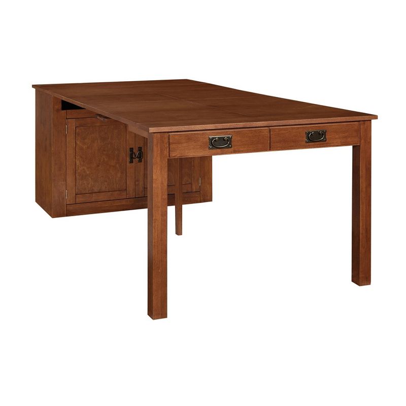 Expanding Cabinet/Table Cherry - Stakmore