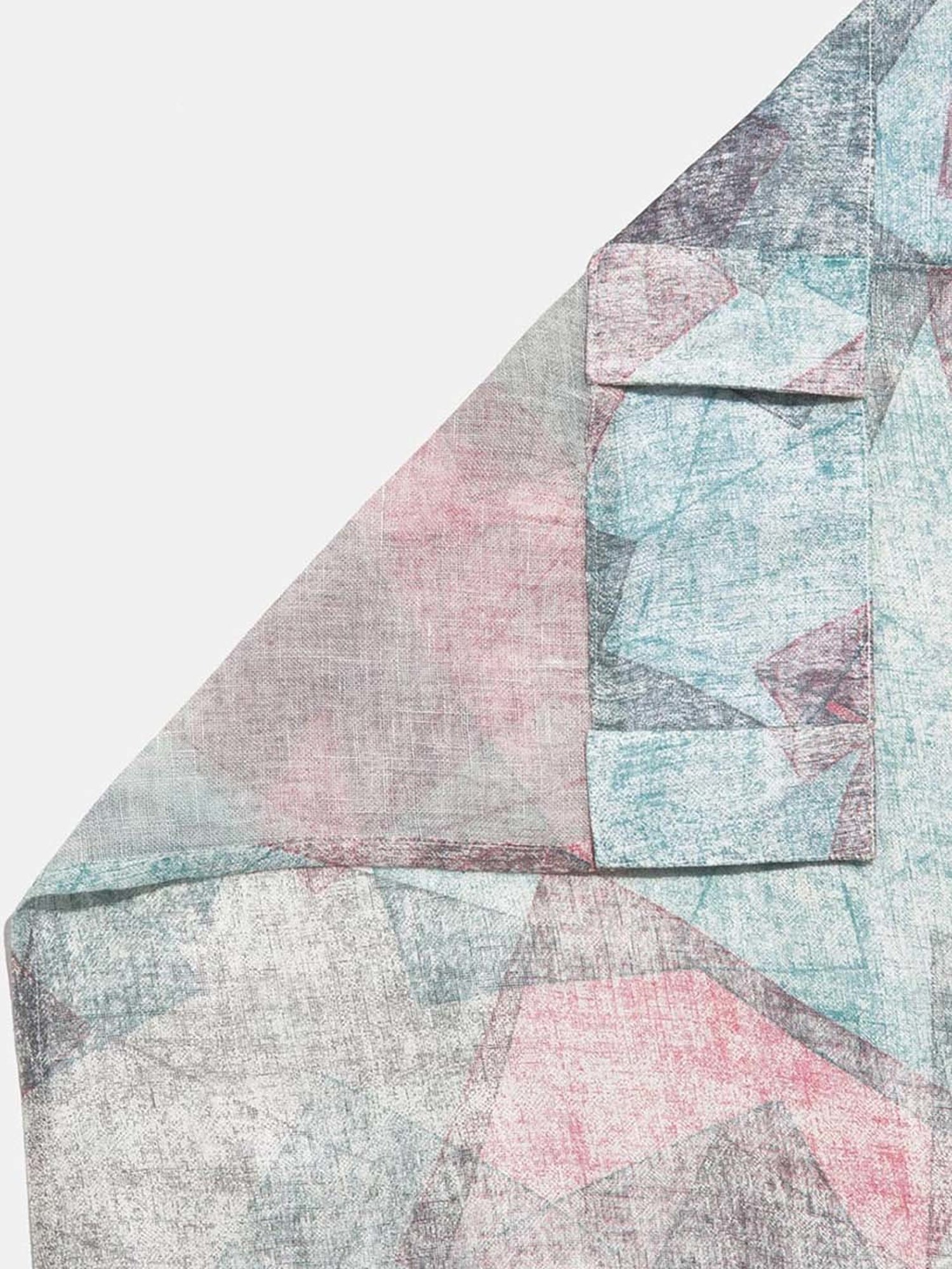 Fabindia Standalone Blue Linen Asiko Linen Curtain