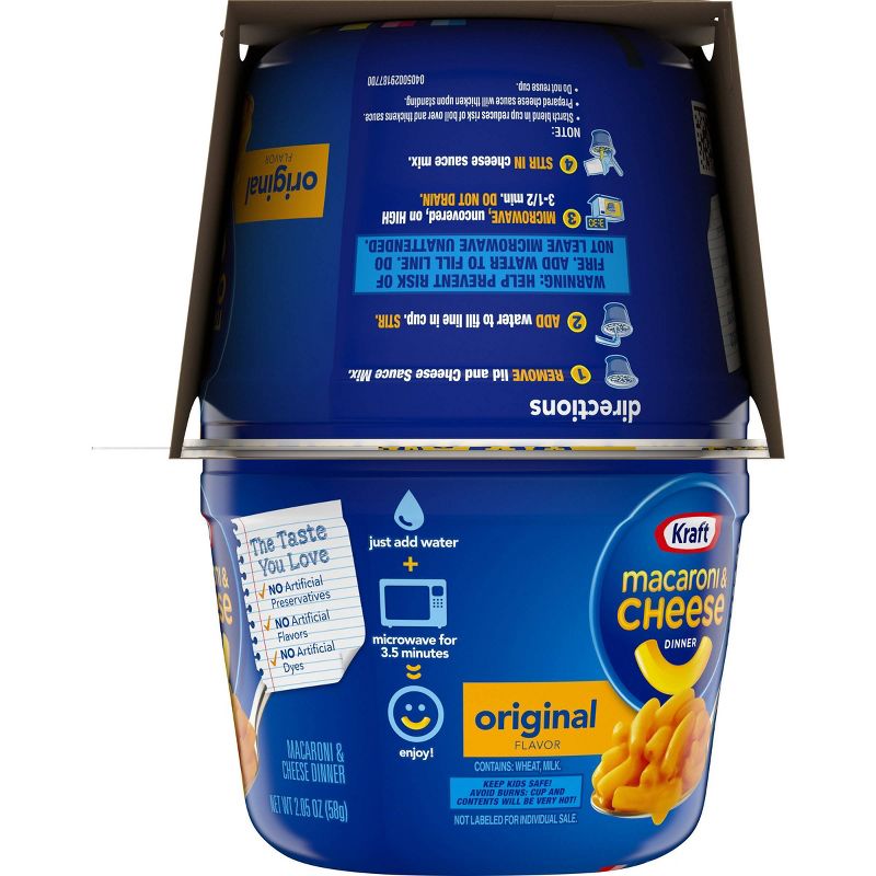 Kraft Original Flavor Macaroni & Cheese Dinner - 2.05oz 4pk