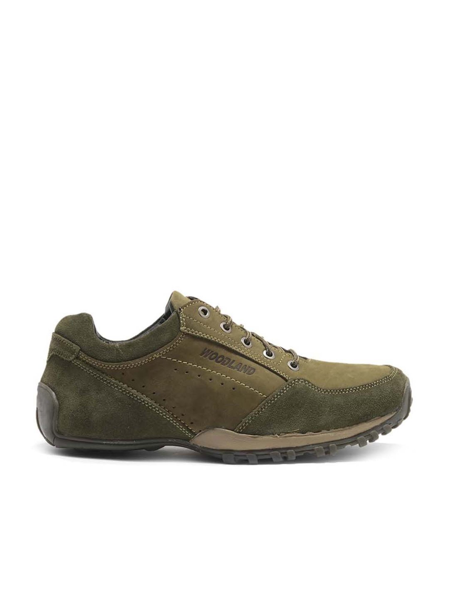 Woodland Men's Olive Green Outdoor Shoes