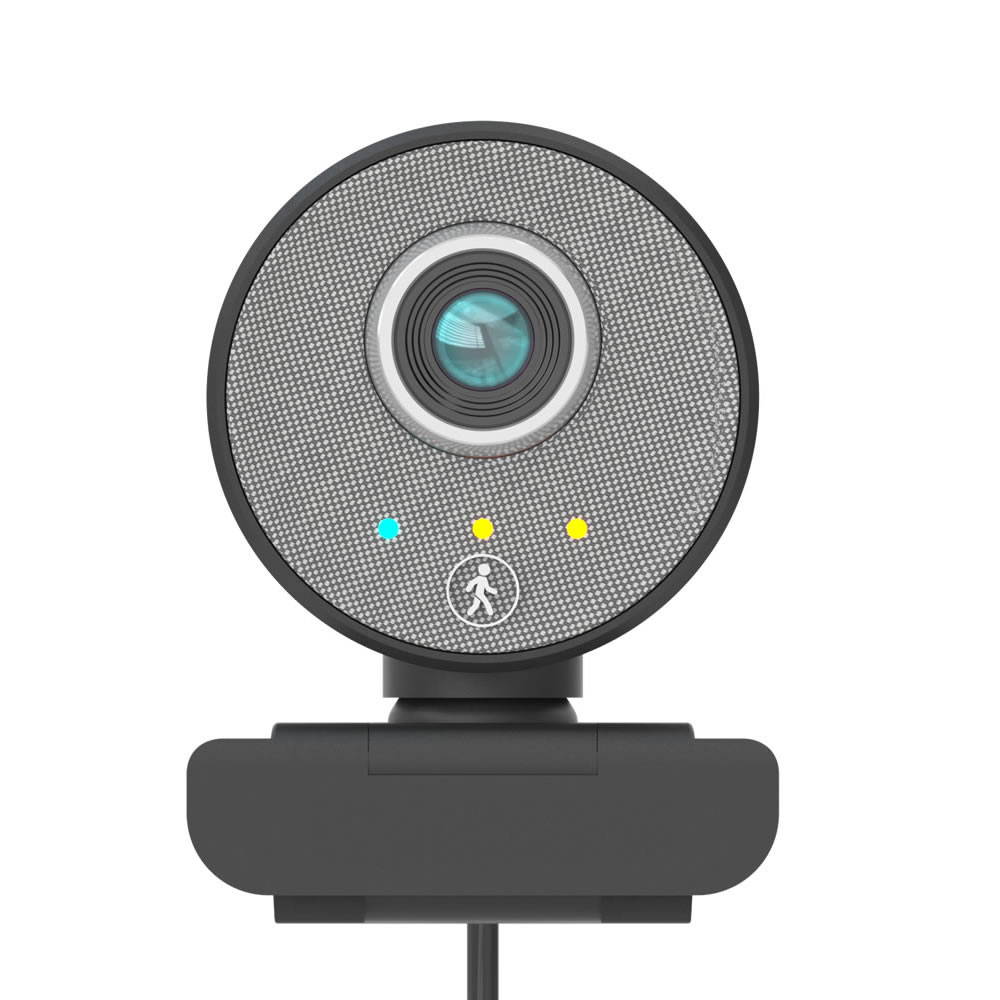 AOSTIRMOTOR 1080p Webcam , Computer Camera with Dual Microphone ,  360-degree Wide Angle, Streaming Camera, Plug and Play, for Conferencing and Video Calling