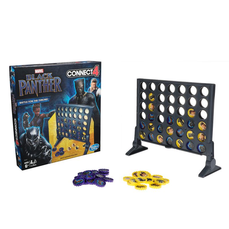 Connect 4 Game: Black Panther Edition