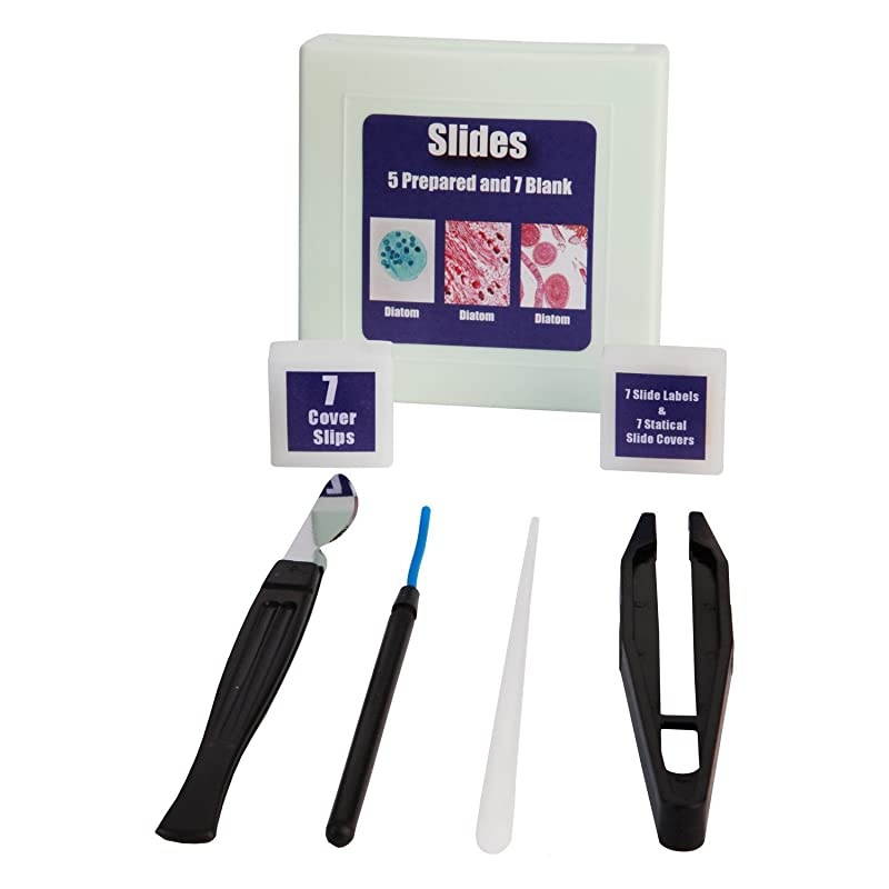 Beginner Microscope for Kids - 100X, 400X & 900X Magnification, Compact Size & Sturdy Build - Perfect for at Home and School. Comes with Hard-Shell Case