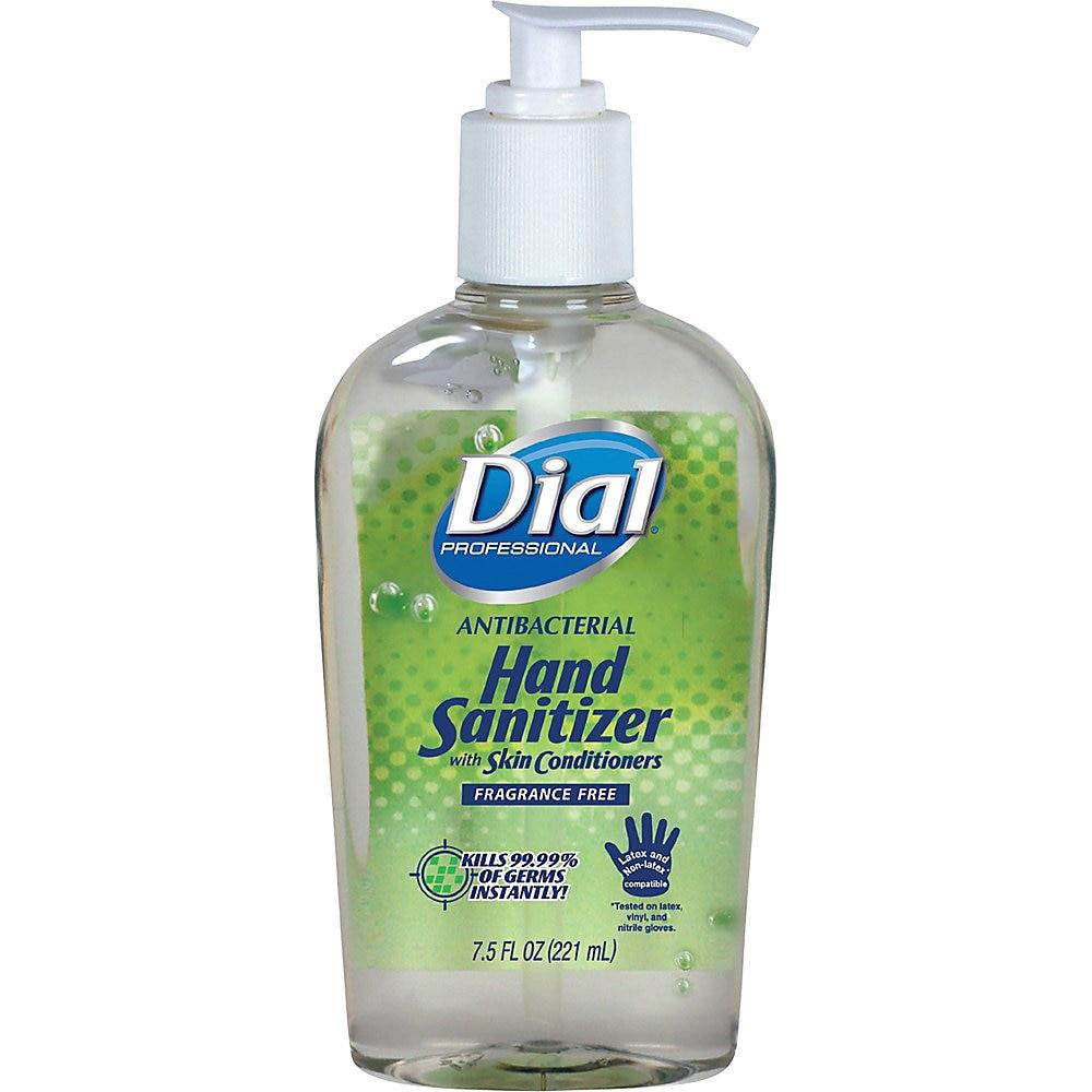 Antibacterial Hand Sanitizer with Moisturizers, 7.5 oz, Fragrance-Free