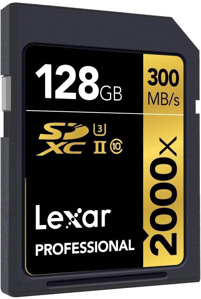 Lexar 128GB PRO SDHC 2000X RDR UII BL NA