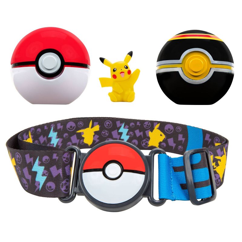 Pokemon Clip 'n' Go Poke Ball Belt Set - Pikachu