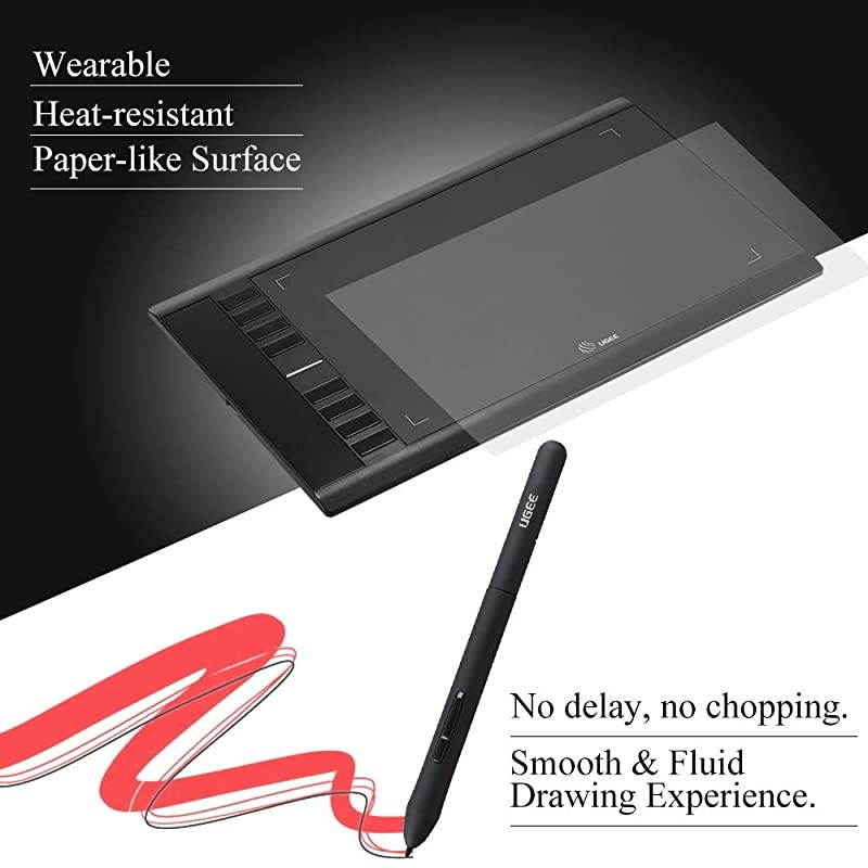 M708 Ultra-thin Draw Digital Graphics Drawing Painting Tablet 8192 Level Pressure Sensitivity