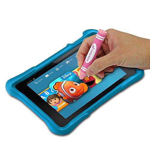 Fosmon YOUTH Series Children Capacitive Stylus for
  Smartphones and ablets - Green, Blue, Pink, Red, and
  Yellow - 5-Pack