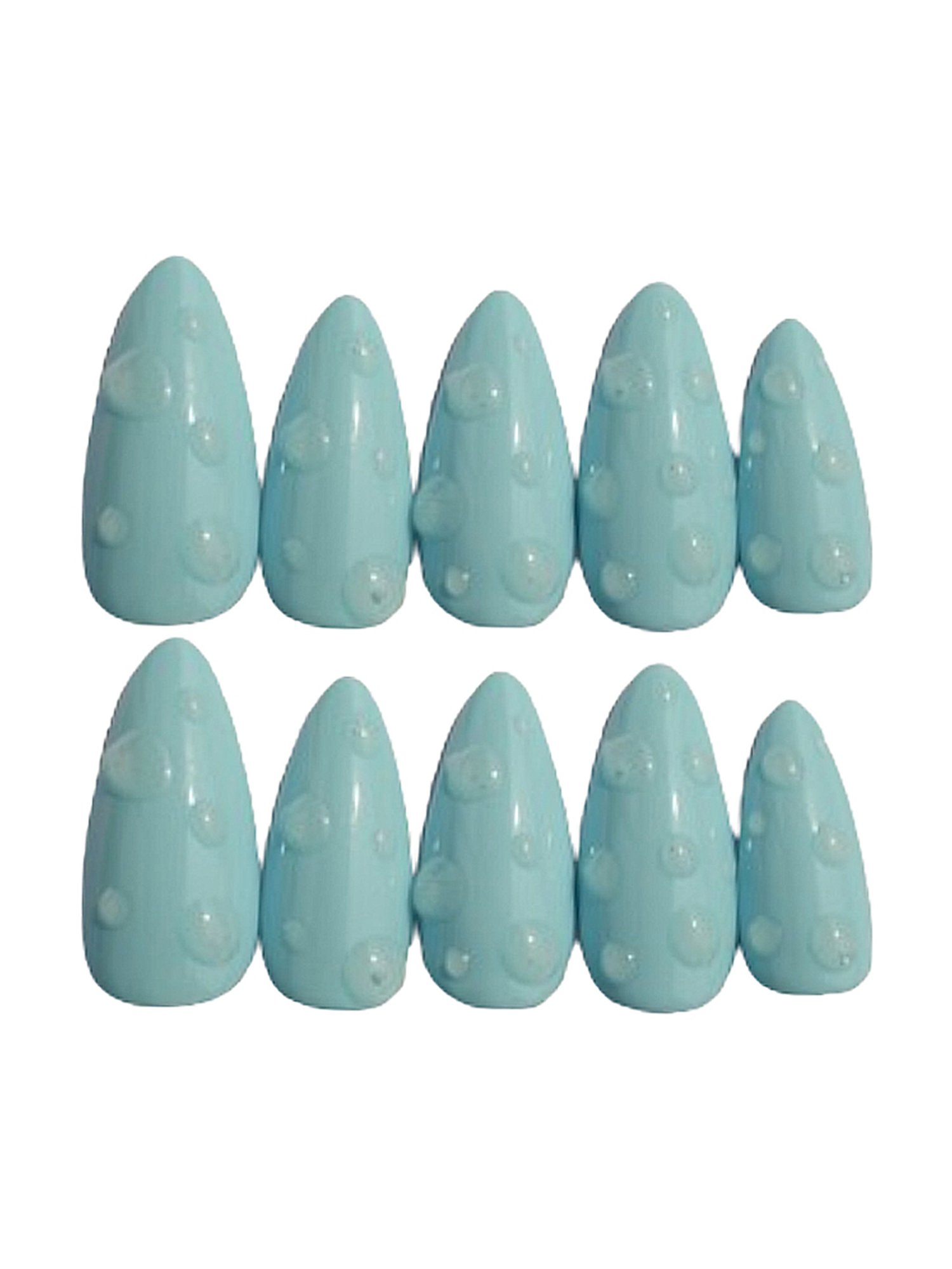 SOEZI Reusable Press On Nails Ready To Wear Kit - Oceans Whisper