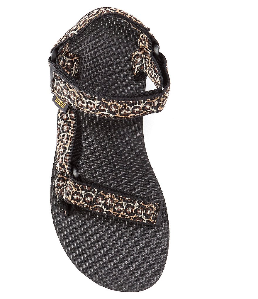 Aetrex Jillian Sport Leopard Print EVA Water Friendly Wedge Sandals