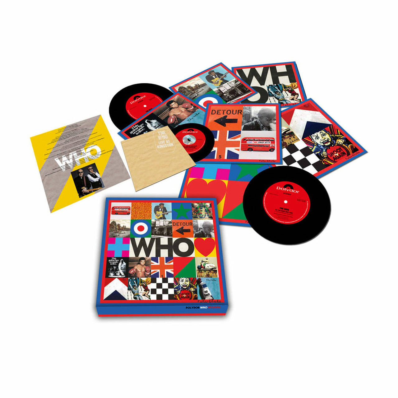 The Who WHO Numbered Limited Edition 45rpm 7" Vinyl 6Disc & CD Box Set