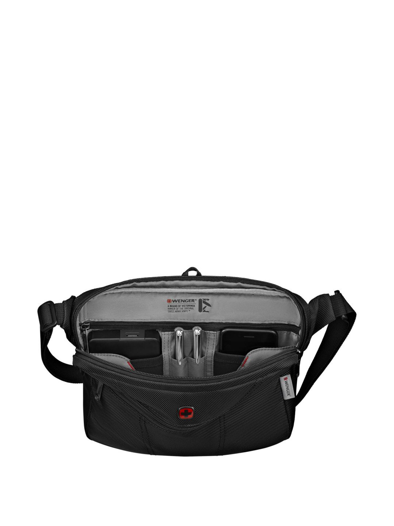 Wenger Black Solid Waist Pouch