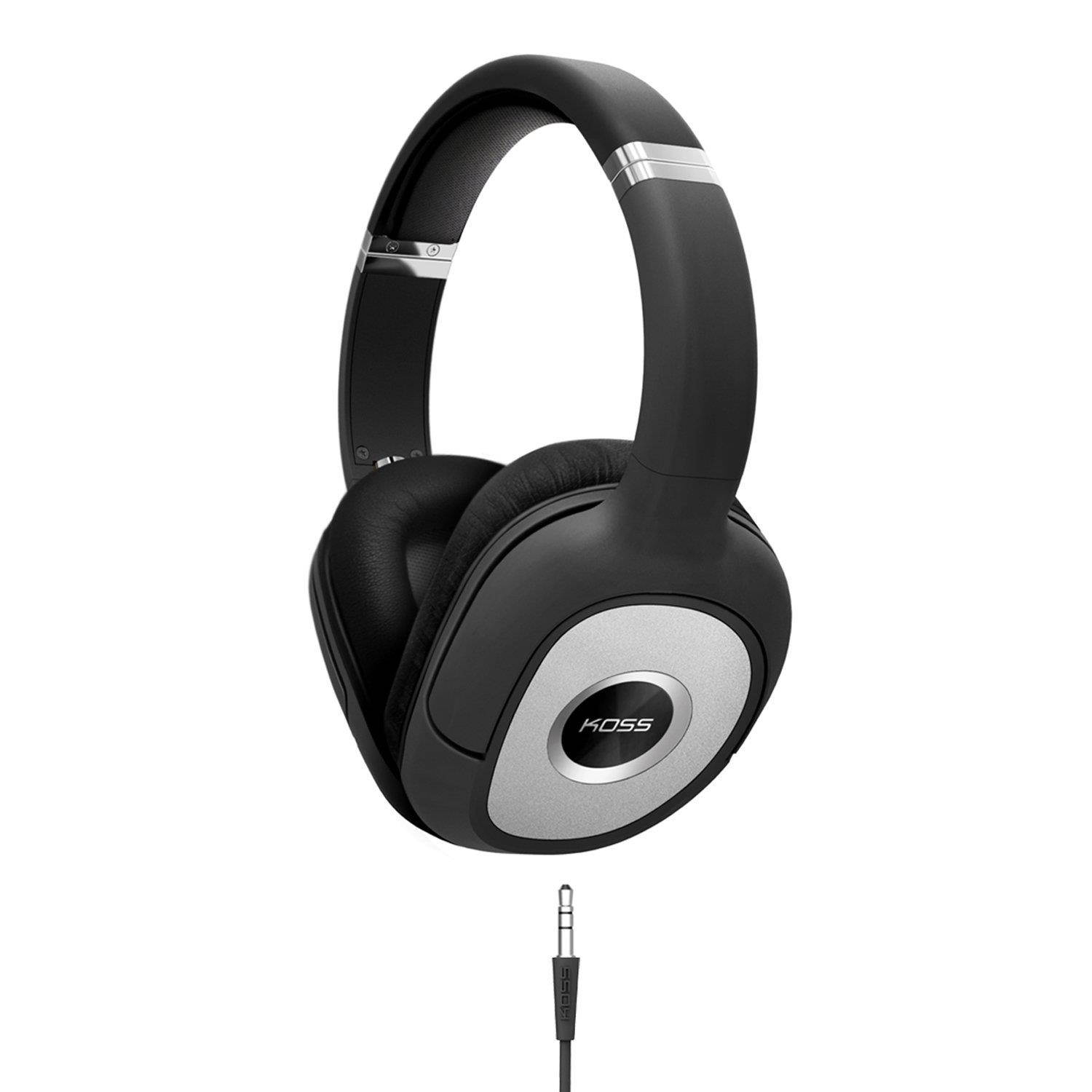 Koss SP540 Full Size Dynamic Headphones (Black with Silver Accents)