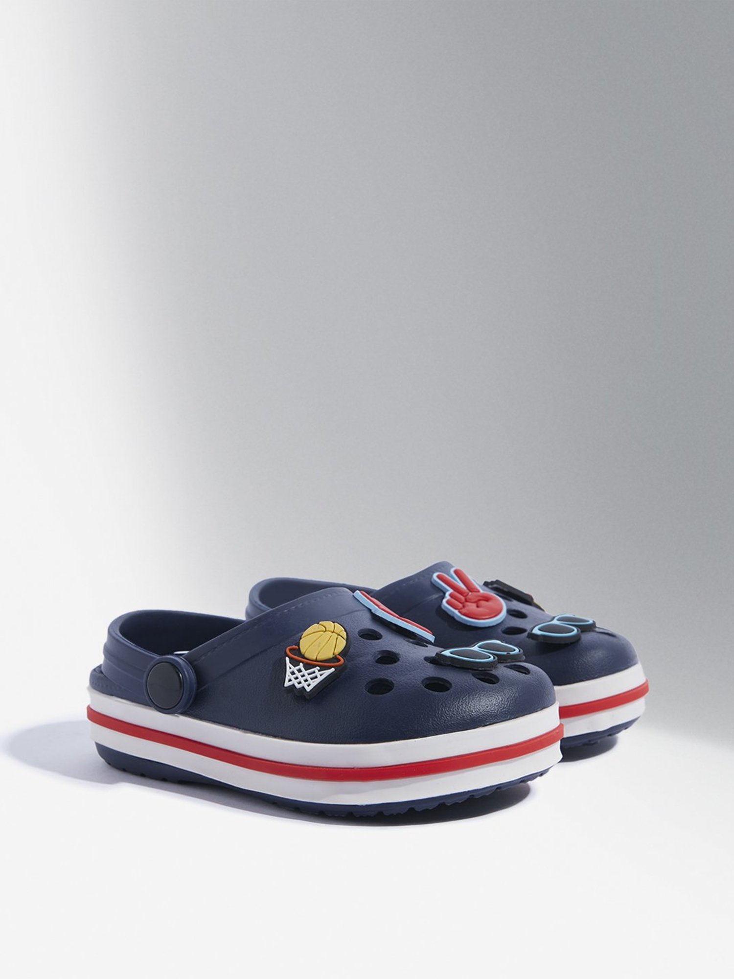 Yellow by Westside Navy Applique-Detailed Clogs