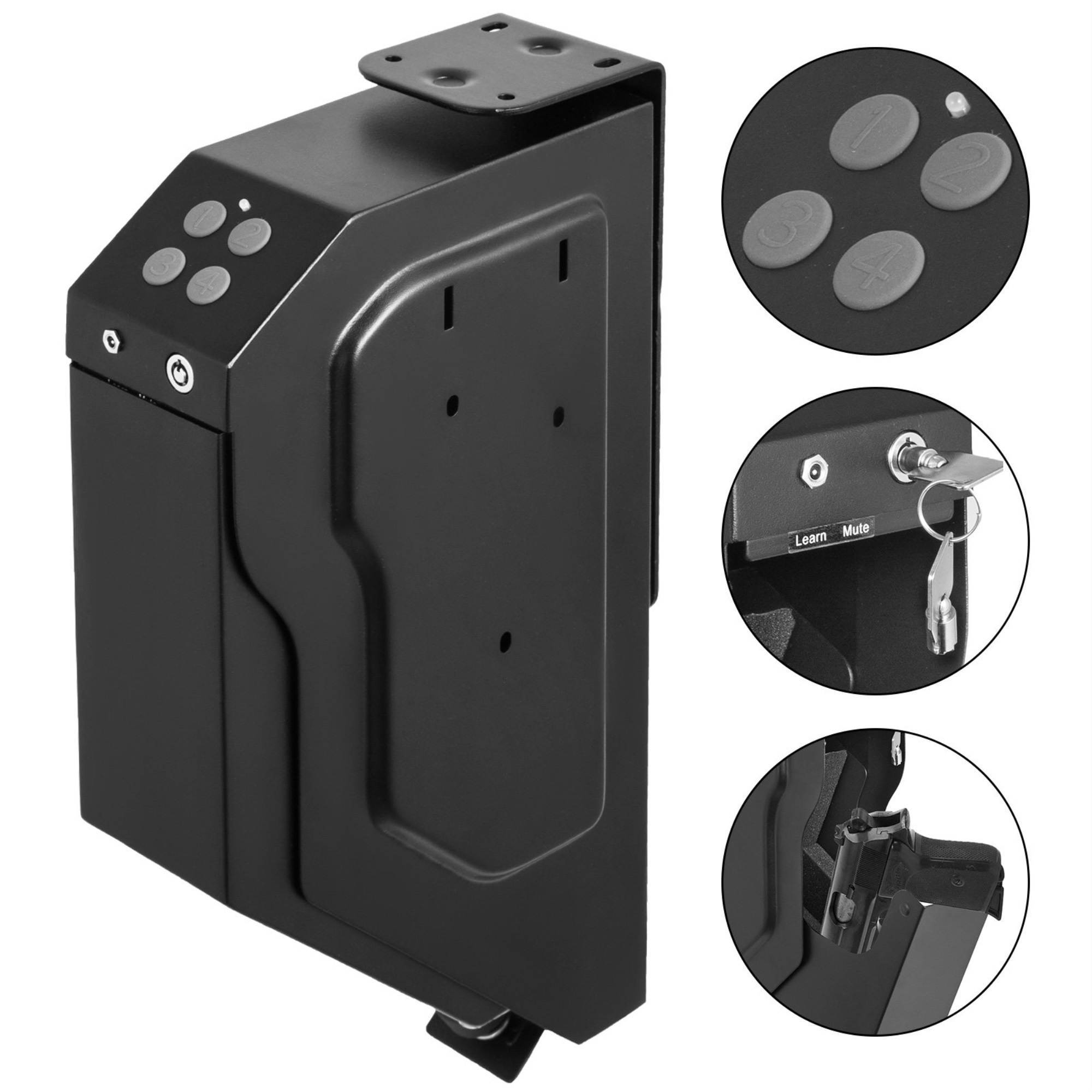 VEVOR Handgun Safe Box Pistol Gun Safes for Home Gun Voult Single Handgun Safe