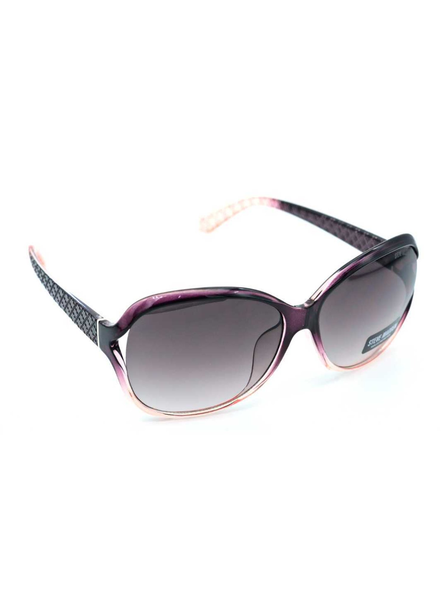 STEVE MADDEN Purple Oversize Irregular Sunglasses for Women
