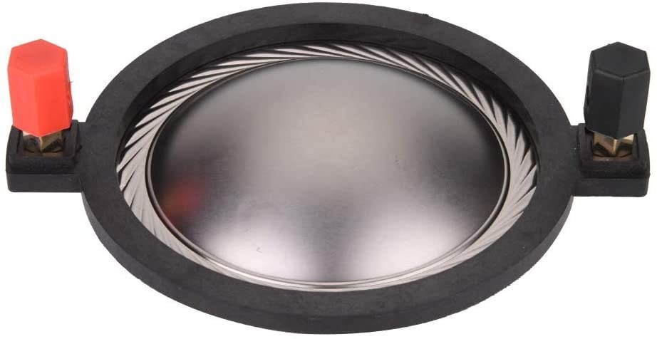Mugast Titanium Film Diaphragm, Durable Titanium Film Treble Flat Line Voice Coil Speaker 65.5mm for Professional Audio and Compression Drives